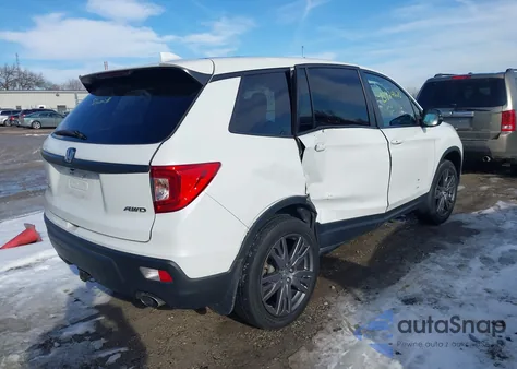 2021 Honda Passport Awd Ex-L z USA, uszkodzony, nr VIN 5FNYF8H54MB037933